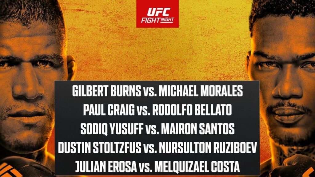 Voorbeschouwing UFC Vegas 106: Hoe laat, waar te kijken & wie vecht er? UFC Vegas 106: hoofdprogramma