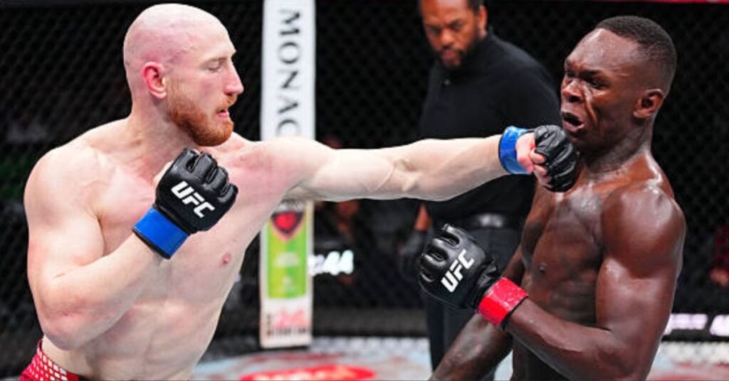Joe Pyfer verslaat Israel Adesanya door TKO en stijgt naar top 5 op UFC Seattle